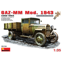 Miniart 1/35 GAZ-MM. Mod. 1943. Cargo Truck 35134 Plastic Model Kit