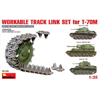 Miniart 1/35 Workable Track Link Set for T-70M Light Tank 35146 Plastic Model Kit