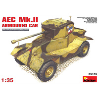 Miniart 1/35 AEC Mk 2 Armoured Car 35155 Plastic Model Kit