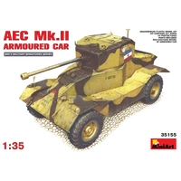 Miniart 1/35 AEC Mk 2 Armoured Car 35155 Plastic Model Kit