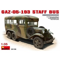 Miniart 1/35 GAZ-05-193 Staff Bus 35156 Plastic Model Kit