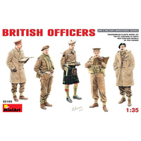 Miniart 1/35 British Officers 35165 Plastic Model Kit