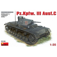 Miniart 1/35 Pz.Kpfw.3 Ausf.C 35166 Plastic Model Kit