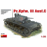 Miniart 1/35 Pz.Kpfw.3 Ausf.C 35166 Plastic Model Kit