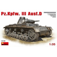 Miniart 1/35 Pz.Kpfw.3 Ausf.D 35169 Plastic Model Kit