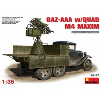 Miniart 1/35 GAZ-AAA w/Quad M-4 Maxim 35177 Plastic Model Kit