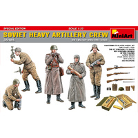Miniart 1/35 Soviet Heavy Artillery Crew.Special Edition 35185 Plastic Model Kit