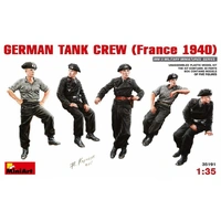 Miniart 1/35 German Tank Crew (France 1940) 35191 Plastic Model Kit