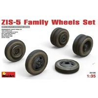Miniart 1/35 ZIS-5 Family Wheels Set 35196 Plastic Model Kit