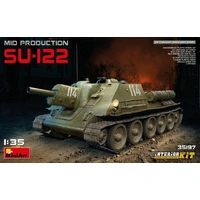 Miniart 1/35 SU-122 (Mid Production) w/ Interior Kit 35197 Plastic Model Kit