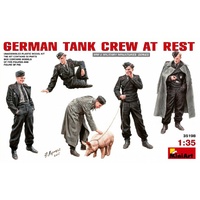 Miniart 1/35 German Tank Crew at Rest 35198 Plastic Model Kit