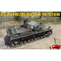Miniart 1/35 Pz.Kpfw.3 Ausf.B w/Crew 35221 Plastic Model Kit