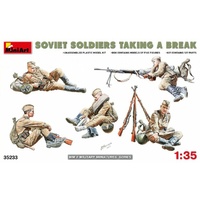 Miniart 1/35 Soviet Soldiers Taking a Break 35233 Plastic Model Kit