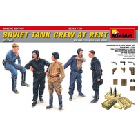 Miniart 1/35 Soviet Tank Crew at Rest.Special Edition 35246 Plastic Model Kit