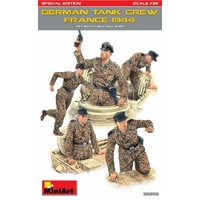 Miniart 1/35 German Tank Crew (France 1944). Special Edition 35252 Plastic Model Kit