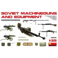 Miniart 1/35 Soviet Machine guns & Equipment 35255 Plastic Model Kit