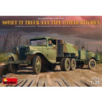 Miniart 1/35 Soviet 2 t Truck AAA Type w/Field Kitchen 35257 Plastic Model Kit
