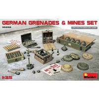 Miniart 1/35 German Grenades & Mines Set 35258 Plastic Model Kit