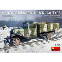 Miniart 1/35 1,5 Ton Railroad Truck AA Type 35265 Plastic Model Kit