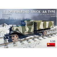 Miniart 1/35 1,5 Ton Railroad Truck AA Type 35265 Plastic Model Kit