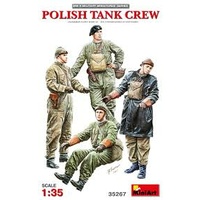 Miniart 1/35 Polish Tank Crew 35267 Plastic Model Kit