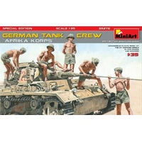 Miniart 1/35 German Tank Crew.Afrika Korps. Special Edition 35278 Plastic Model Kit