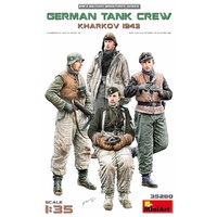 Miniart 1/35 German Tank Crew.Kharkov 1943 35280 Plastic Model Kit