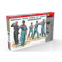 Miniart 1/35 German Tank Crew at Work. Special Edition 35285 Plastic Model Kit