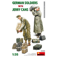 Miniart 1/35 German Soldiers w/Jerry Cans