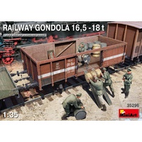 Miniart 1/35 Railway Gondola 16,5-18 t 35296 Plastic Model Kit