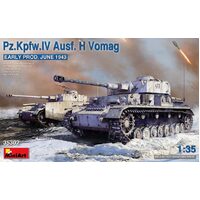 Miniart 1/35 Pz.Kpfw.IV Ausf. H Vomag. Early Prod. (June 1943) Plastic Model Kit 35302