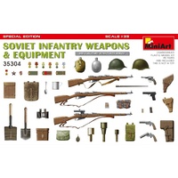 Miniart 1/35 Soviet Infantry Weapons and Equipment. Spec. Ed. 35304 Plastic Model Kit
