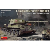 Miniart 1/35 T-34-85 Composite Turret. 112 Plant. Summer 1944 Plastic Model Kit