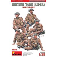 Miniart 1/35 British Tank Riders. NW Europe. Special Edition