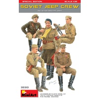 Miniart 1/35 Soviet Jeep Crew. Special Edition 35313 Plastic Model Kit