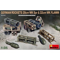 Miniart 1/35 German Rockets 28cm WK Spr & 32cm WK FLAMM 35316 Plastic Model Kit
