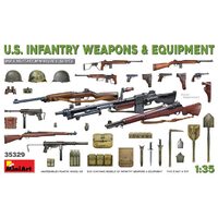 Miniart 1/35 U.S. Infantry Weapons & Equipment Plastic Model Kit