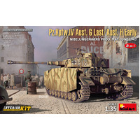 MiniArt 1/35 Pz.Kpfw.IV Ausf. G Last/Ausf. H Early Niebelungenwerk Prod. May-June 1943. 2 in 1 Interior Kit Plastic Model Kit