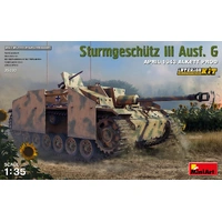 Miniart 1/35 StuG III Ausf. G April 1943 Alkett Prod - Interior Kit Plastic Model Kit