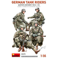 MiniArt 1/35 German Tank Riders (Winter Uniform 1944-45) Plastic Model Kit