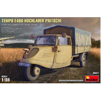 MiniArt 1/35 Tempo E400 Hochlader Pritsche. German 3-Wheel Delivery Truck  Plastic Model Kit