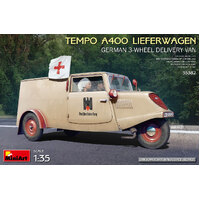MiniArt 1/35 Tempo A400 Lieferwagen German 3-wheel Delivery Van Plastic Model Kit