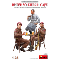 MiniArt 1/35 British Soldiers in Cafe Plastic Model Kit