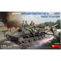 MiniArt 1/35 German Artillery Tractor T-60 (r) w/PaK40 Gun & Crew Plastic Model Kit