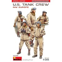 MiniArt 1/35 U.S. Tank Crew ( NW Europe).  Special Edition Plastic Model Kit
