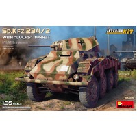 Miniart 1/35 Sd.Kfz.234/2 with Luchs Turret. Interior Kit Plastic Model Kit