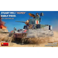 Miniart 1/35 Stuart Mk.I "Honey" Early Production w/Sun Shields Plastic Model Kit