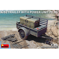 Miniart 1/35 K-52 Trailer w/Power Unit PE-95 Plastic Model Kit
