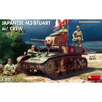 Miniart 1/35 Japanese M3 Stuart w/Crew Plastic Model Kit