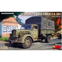 Miniart 1/35 German 3t Cargo Truck 3.6-36S Mid Production Plastic Model Kit